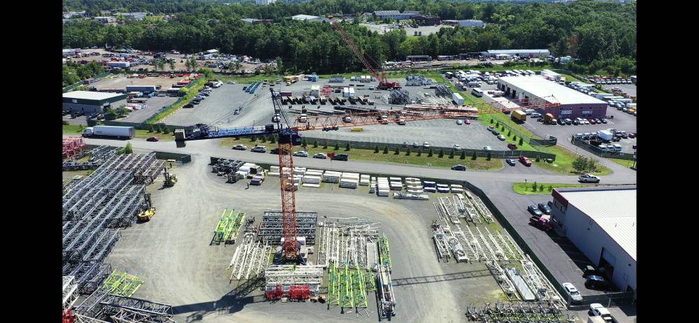 Manassas HQ from a drone