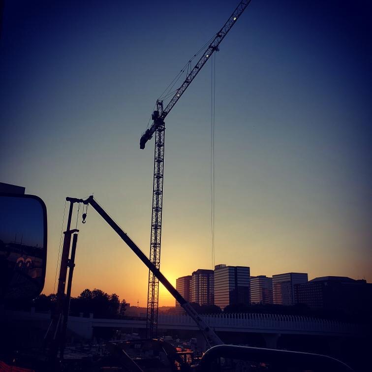 Peiner Tower Crane at Night